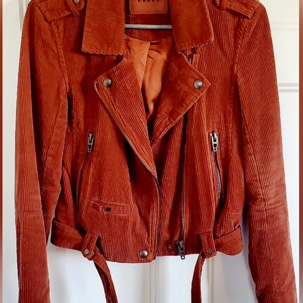 Blank NYC Terracotta Corduroy Utility Jacket - Picture 3 of 3
